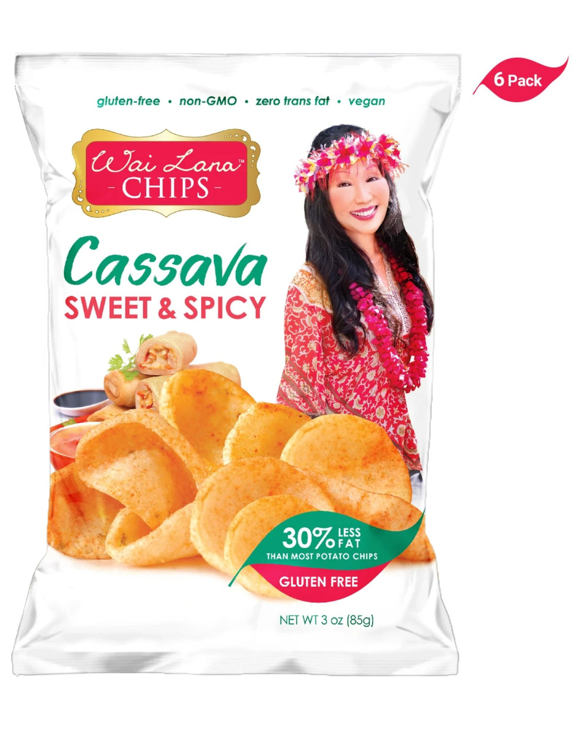 Wai Lana Cassava Chips: Sweet & Spicy (3 oz)