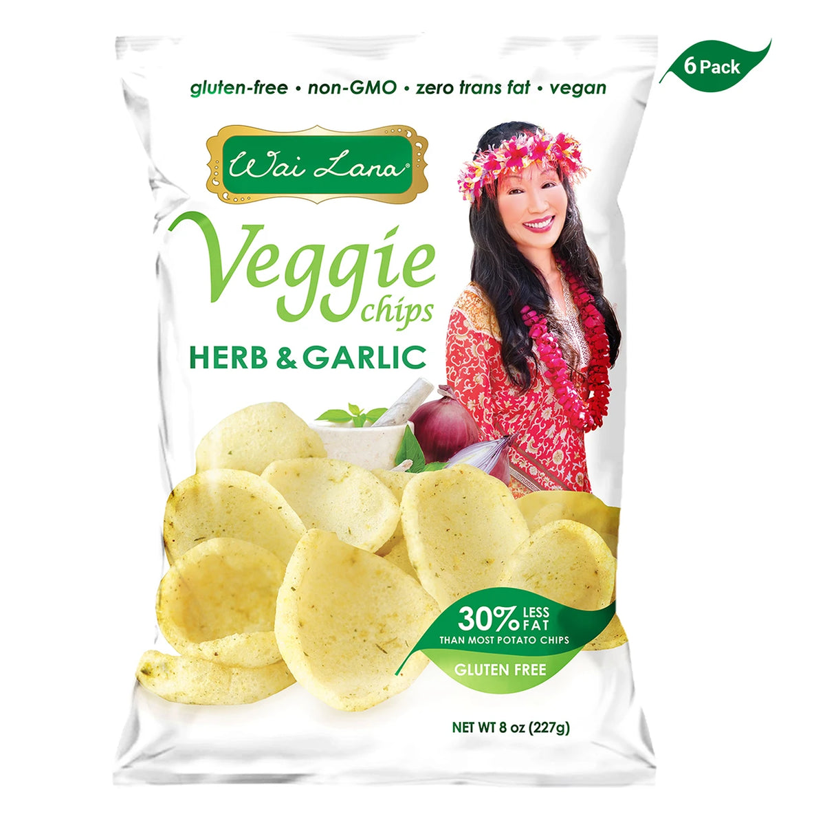 Wai Lana Veggie Chips: Herb & Garlic