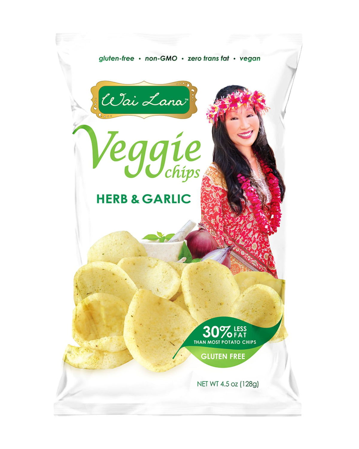 Wai Lana Veggie Chips: Herb & Garlic