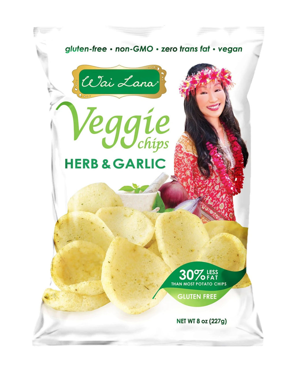 Wai Lana Veggie Chips: Herb & Garlic