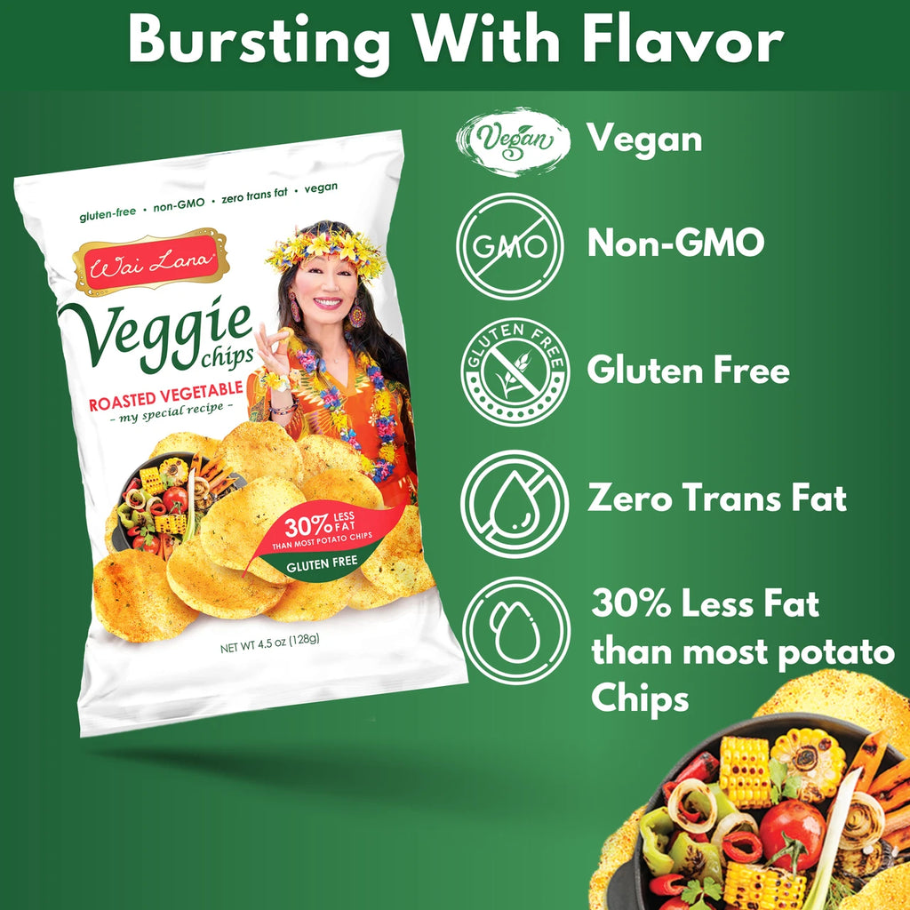 Wai Lana Veggie Chips: Roasted Vegetable (4.5oz)