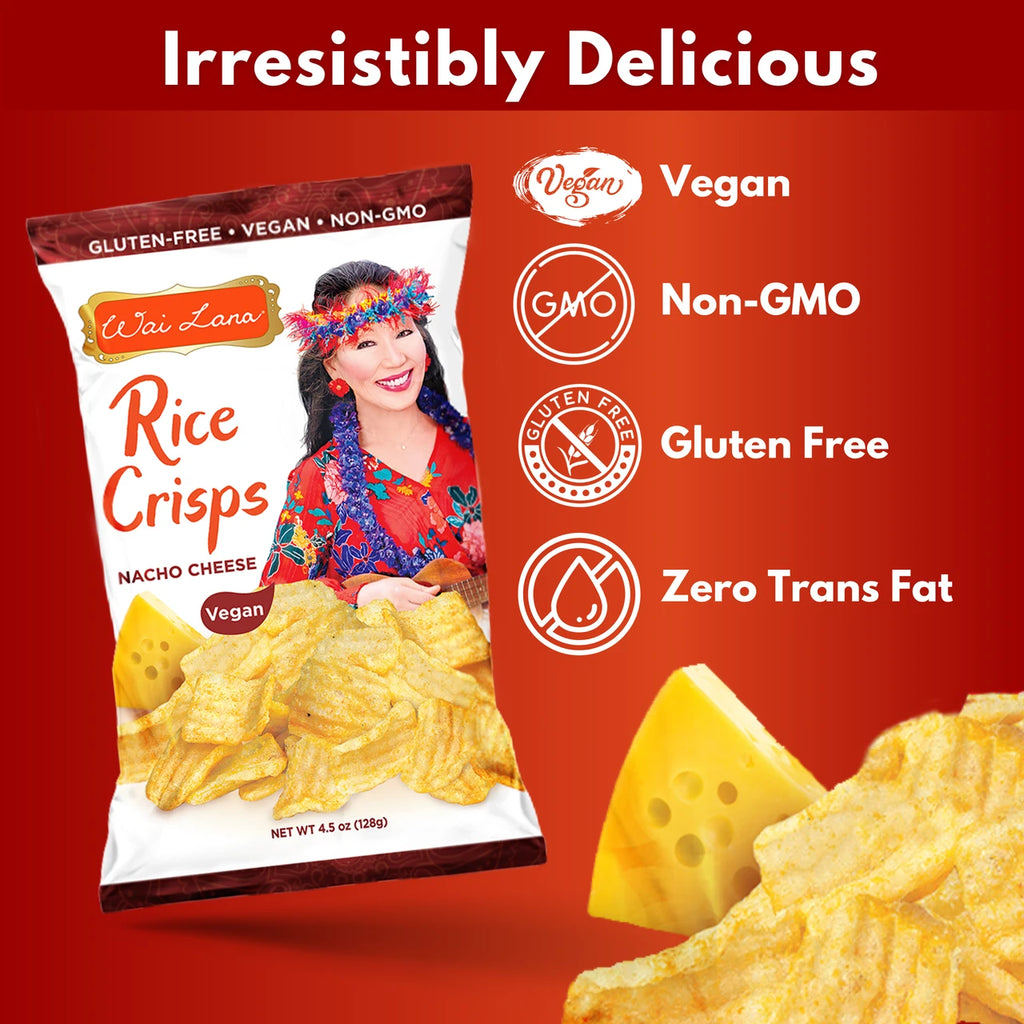 Rice Crisps : Nacho Cheese (Vegan)