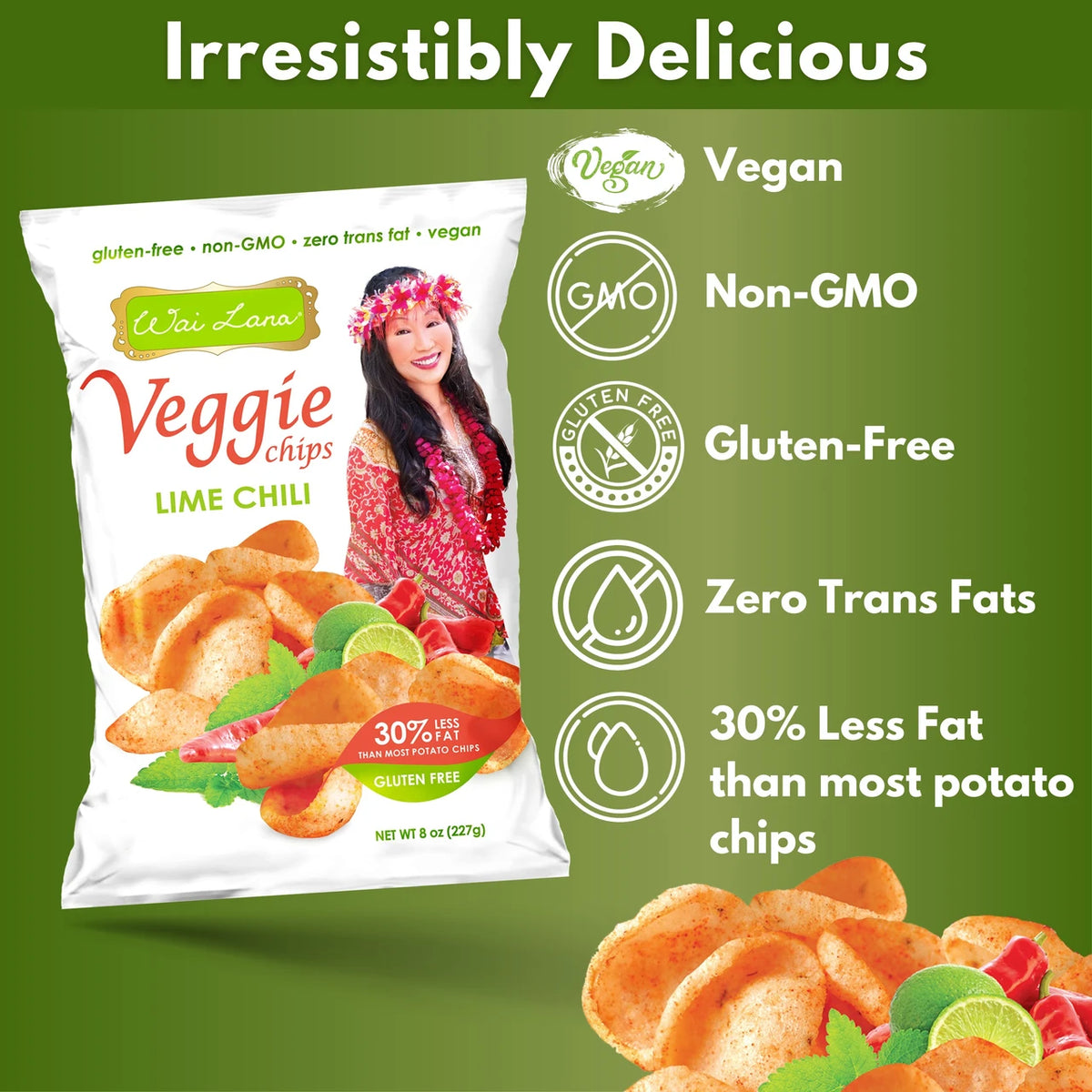 Wai Lana Veggie Chips: Lime Chili