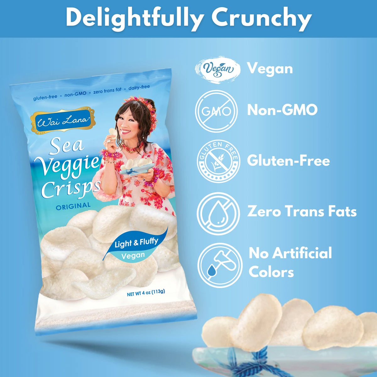 Sea Veggie Crisps (4oz)