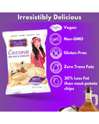 Wai Lana Cassava Chips: Sea Salt & Vinegar (3 oz)