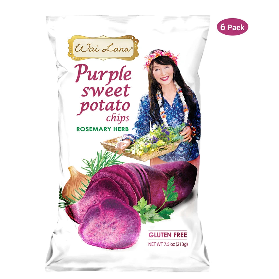 Purple Sweet Potato Chips: Rosemary Herb
