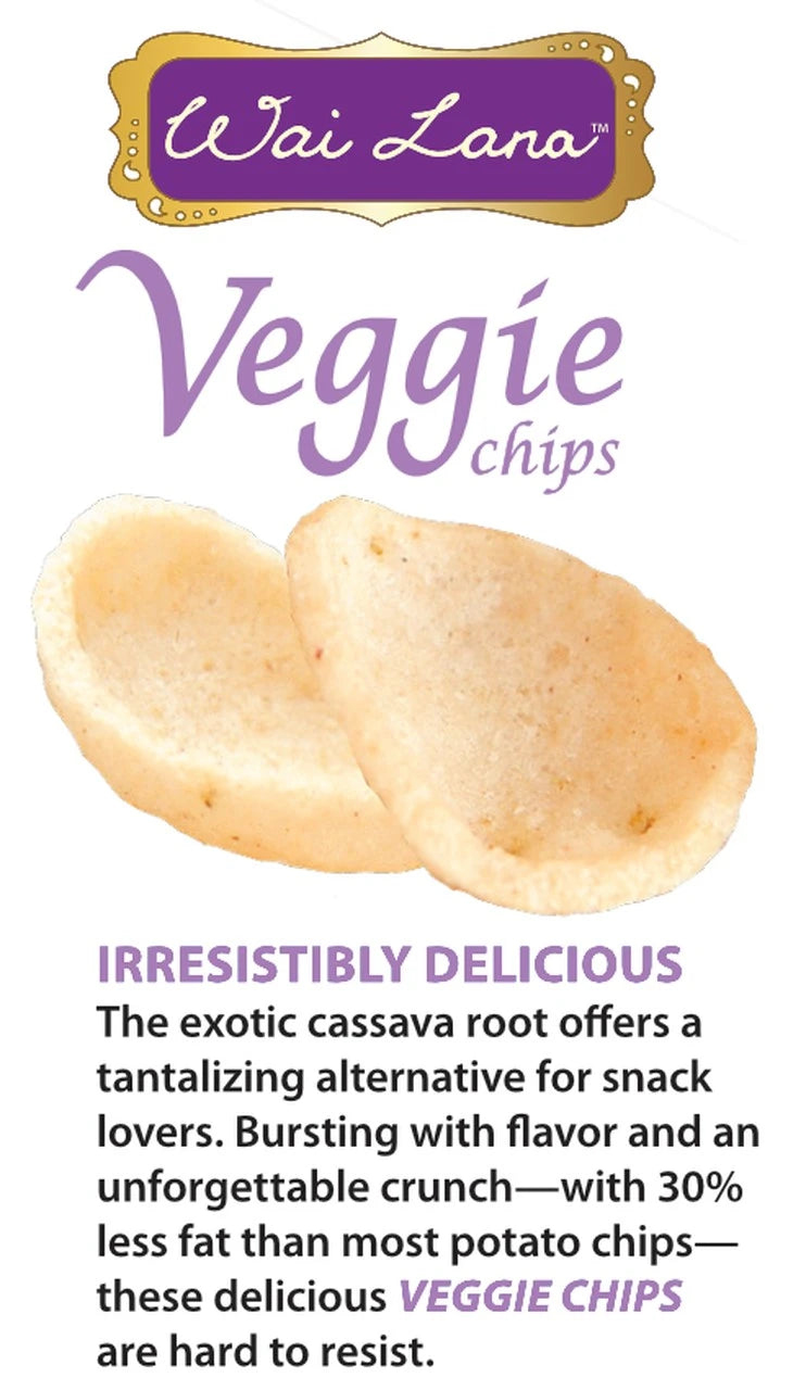 Wai Lana Veggie Chips: Sea Salt & Vinegar (4.5oz)