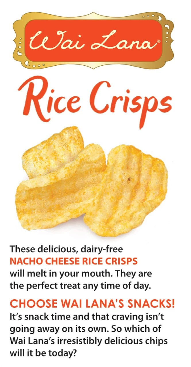Rice Crisps : Nacho Cheese (Vegan)