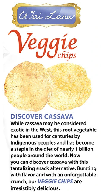 Wai Lana Veggie Chips: Sea Salt (4.5oz)