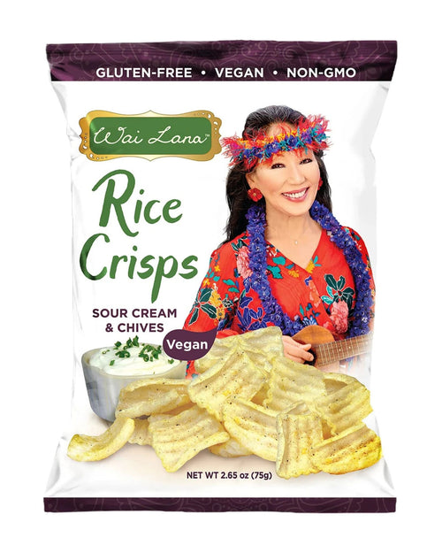 Rice Crisps : Sour Cream & Chives (Vegan)