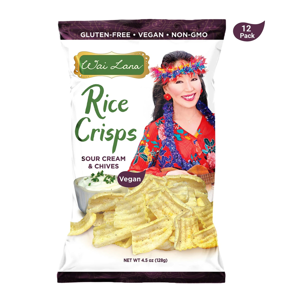 Rice Crisps : Sour Cream & Chives (Vegan)
