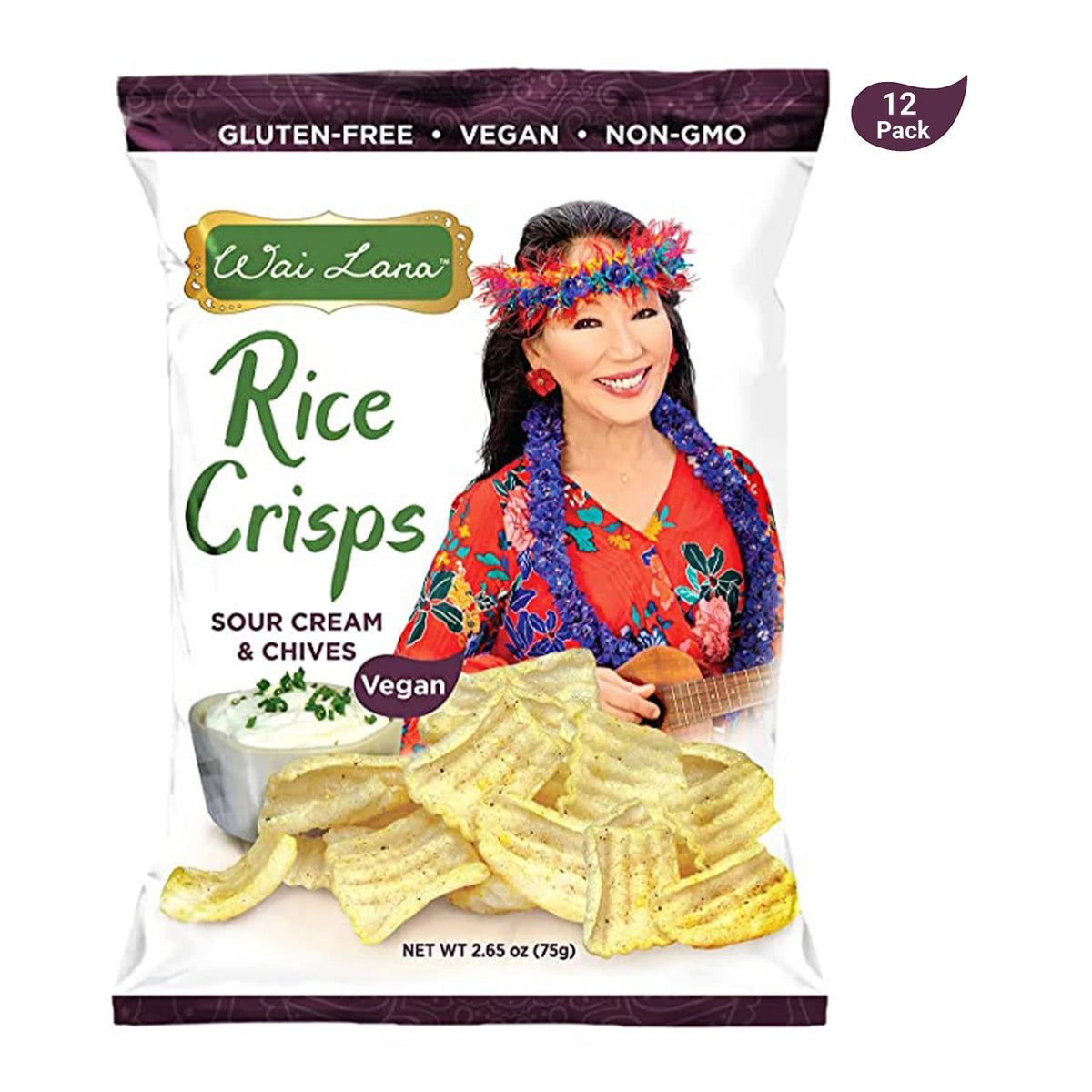 Rice Crisps : Sour Cream & Chives (Vegan)