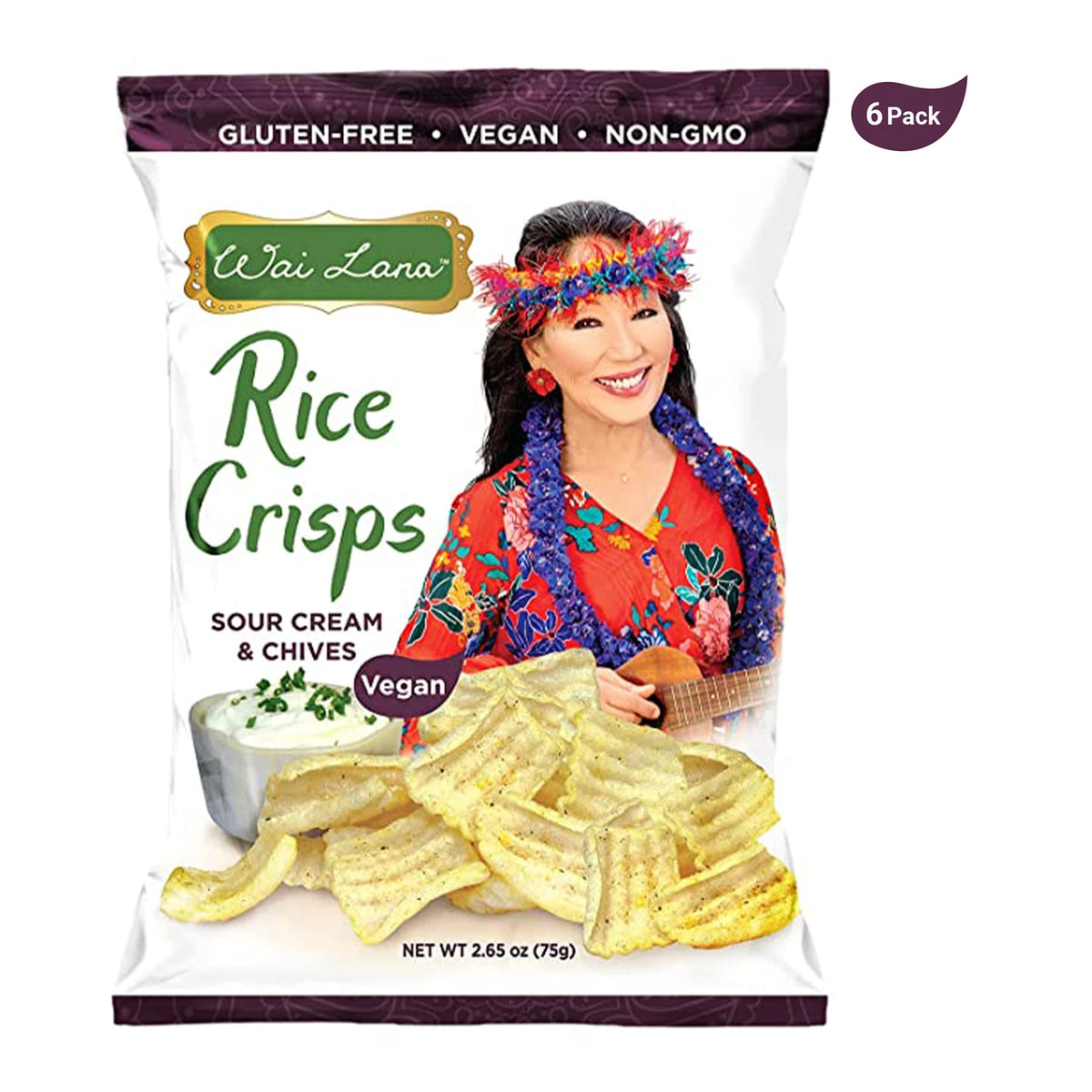 Rice Crisps : Sour Cream & Chives (Vegan)