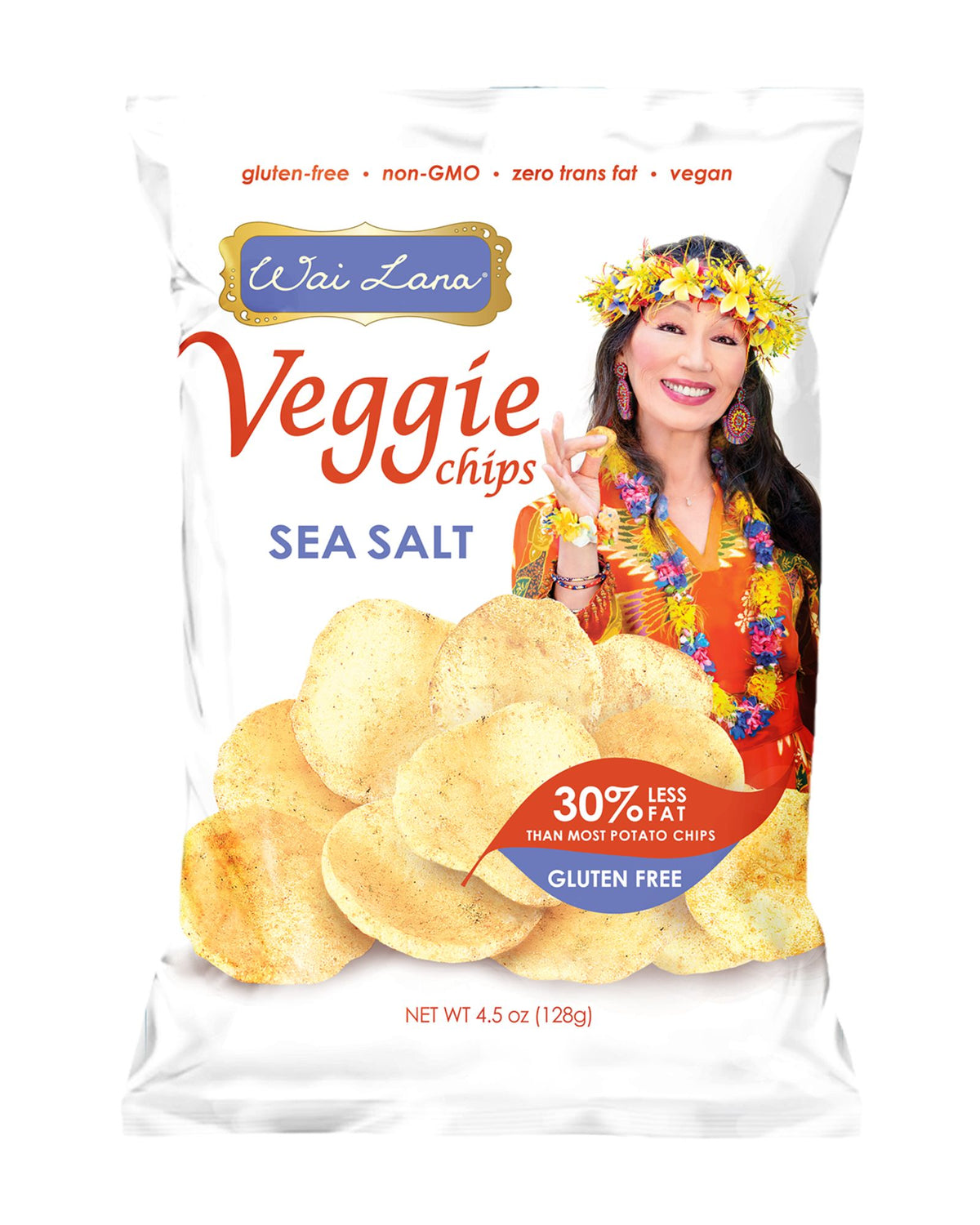 Wai Lana Veggie Chips: Sea Salt (4.5oz)