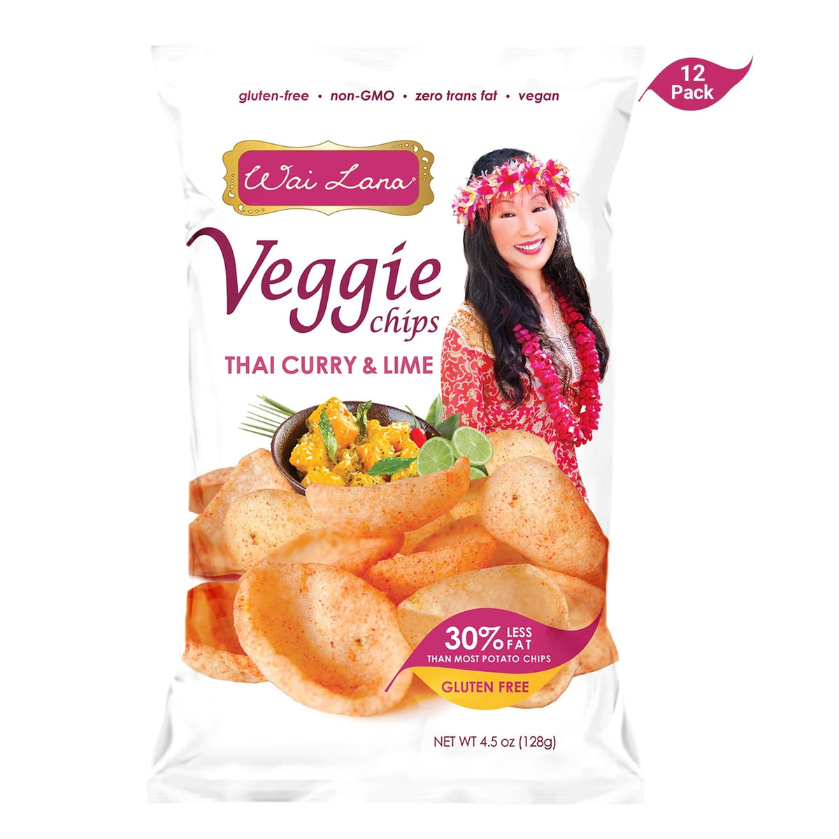 Wai Lana Veggie Chips: Thai Curry & Lime