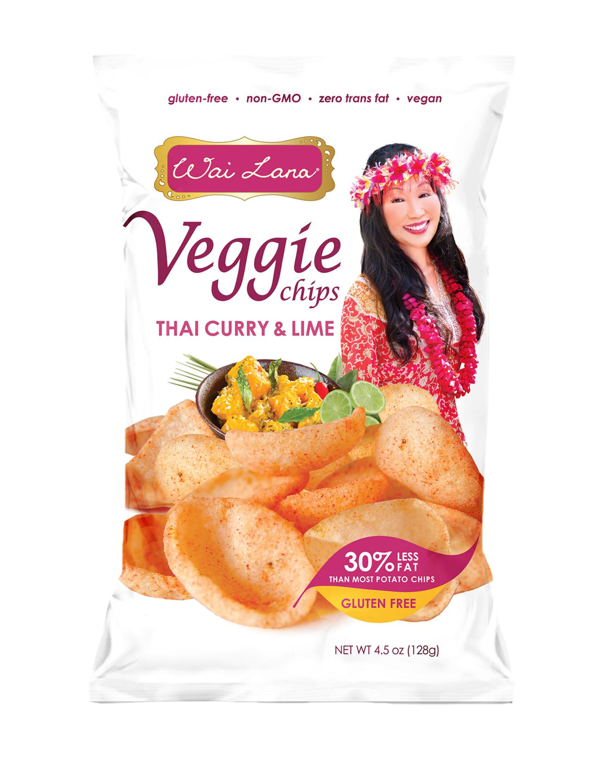 Wai Lana Veggie Chips: Thai Curry & Lime