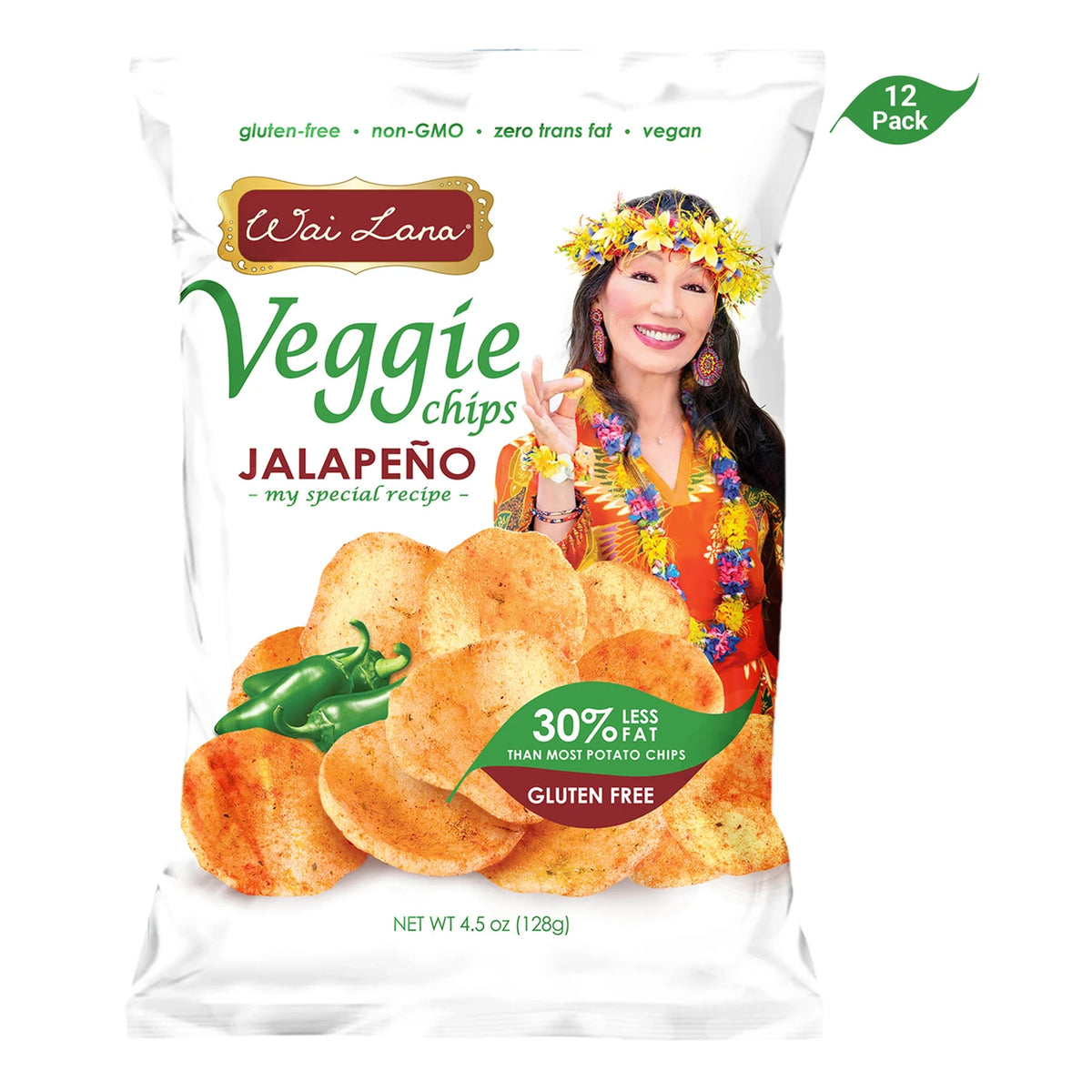 Wai Lana Veggie Chips: Jalapeno (4.5oz)