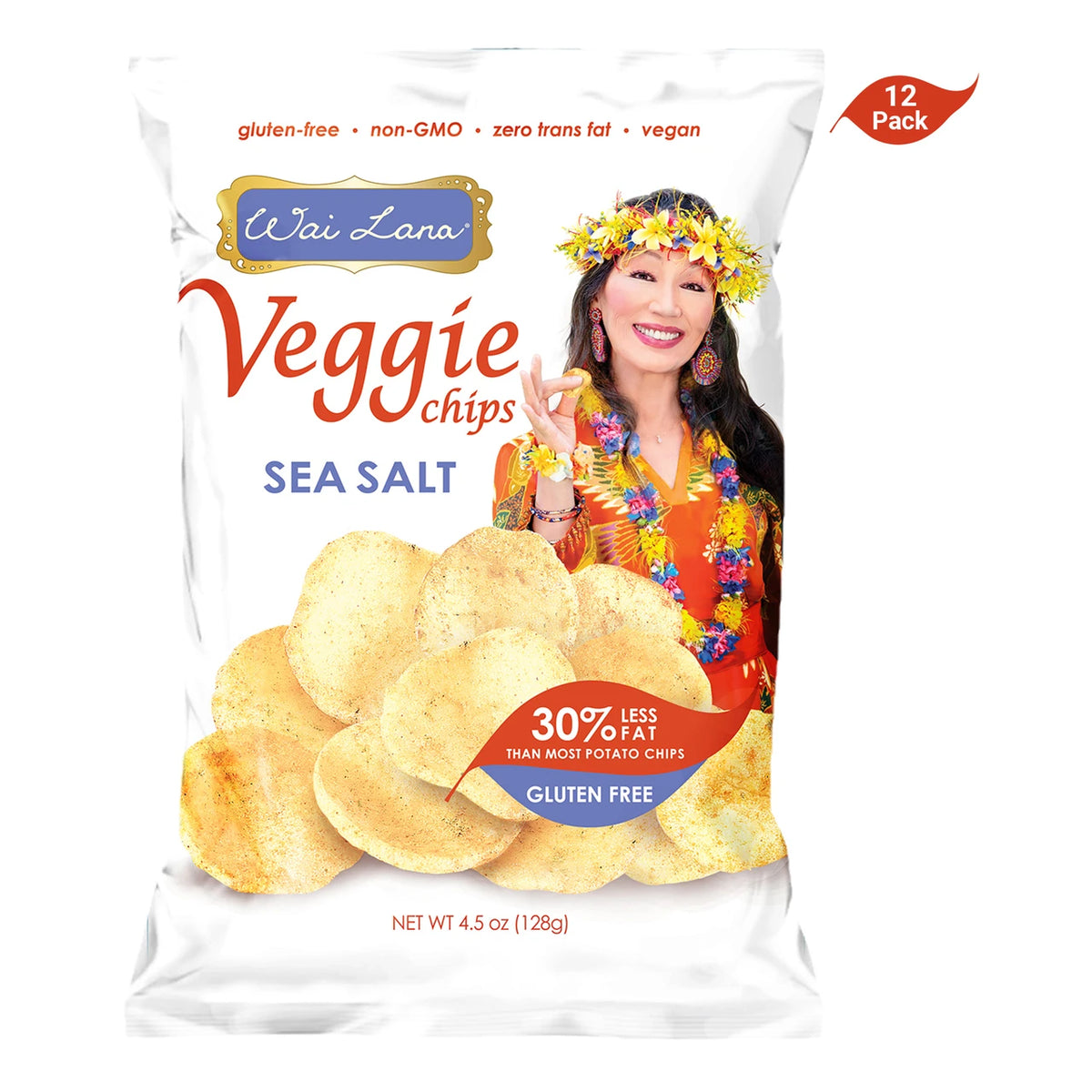 Wai Lana Veggie Chips: Sea Salt (4.5oz)